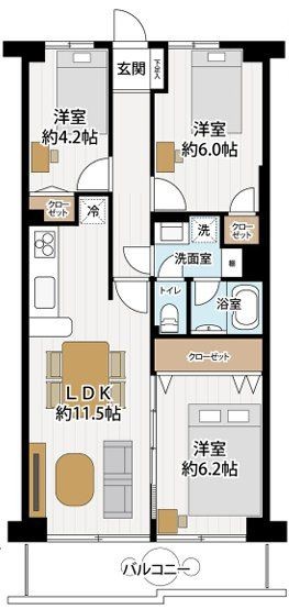 apartment 埼玉県ふじみ野市霞ケ丘１丁目2-27 ココネ上福岡1F