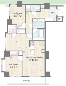 apartment 東京都足立区千住２丁目8-8 熊倉ﾋﾞﾙ2nd 1F