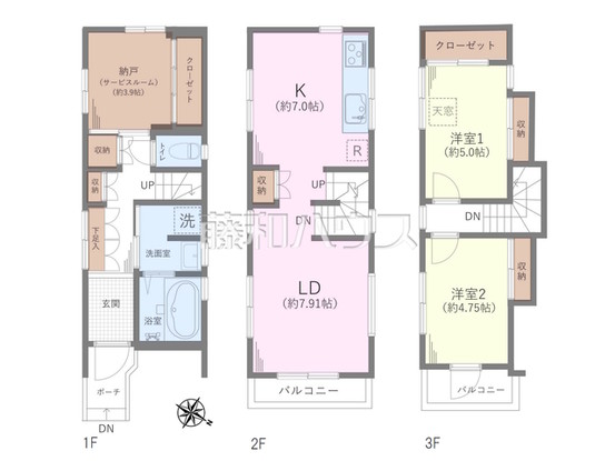 townhouse 東京都調布市仙川町１丁目19-6　ティー・エムプラス2階