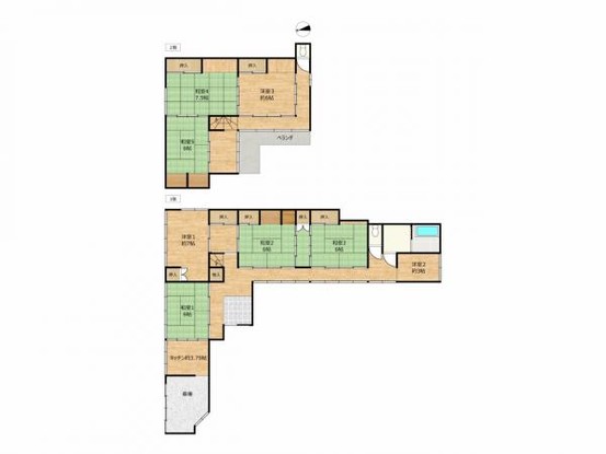 detached 大分県中津市中殿町３丁目1-1　グリーンパレス中津壱番館1階　102号