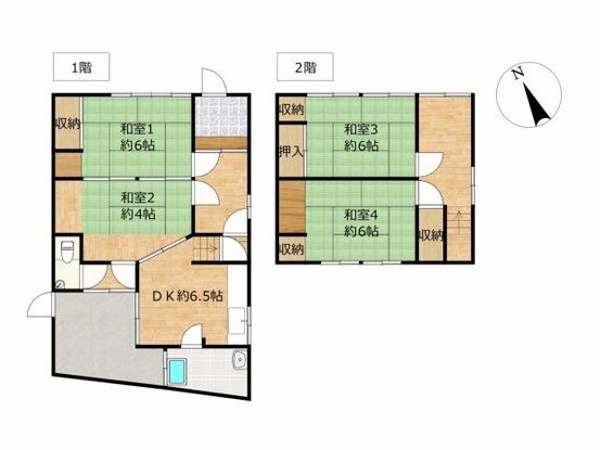 detached 大分県中津市中殿町３丁目1-1　グリーンパレス中津壱番館1階　102号