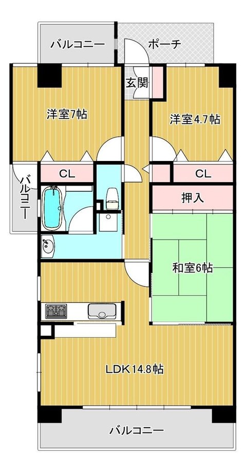 apartment 大阪府東大阪市南荘町
地図を見る