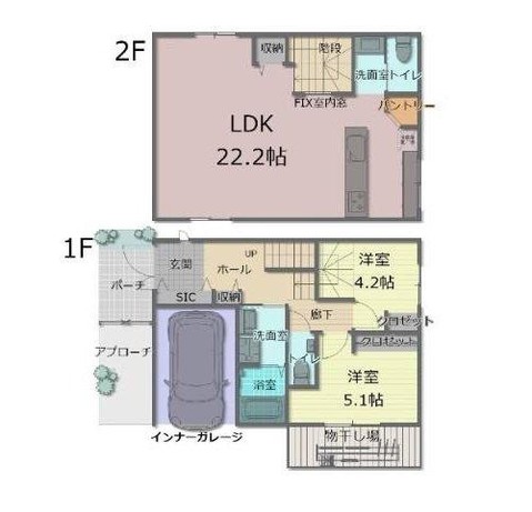 detached 沖縄県那覇市小禄１丁目沖縄県那覇市小禄1-21-25 高良荘１階