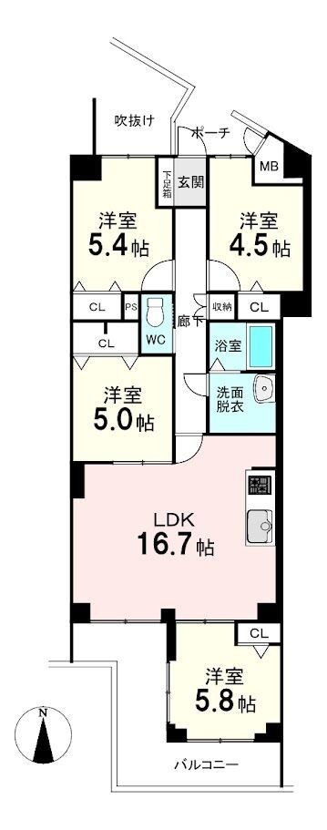 apartment 奈良県奈良市神功５丁目１－５ 、１階　ハウスドゥ奈良神功