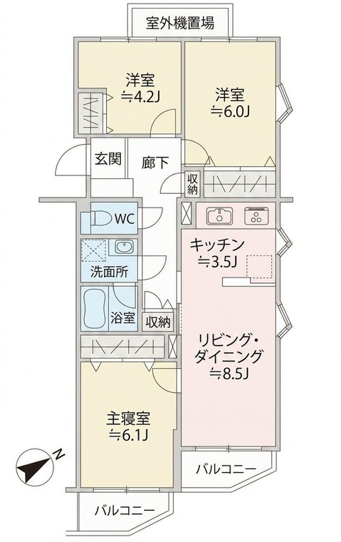 apartment 東京都小平市仲町652-3 マ・メゾンビル１階