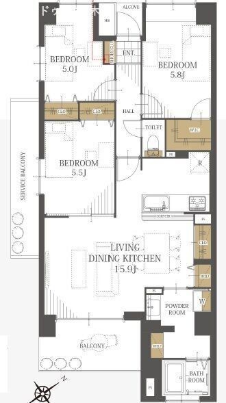 apartment 神奈川県海老名市河原口４丁目
地図を見る