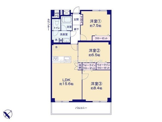 apartment 東京都葛飾区新小岩１丁目51－18 第二クレールパル　1F
