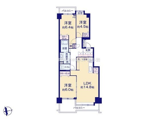 apartment 東京都葛飾区新小岩１丁目51－18 第二クレールパル　1F
