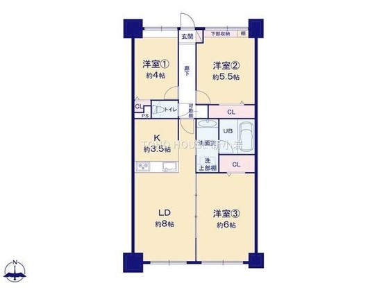 apartment 東京都葛飾区新小岩１丁目51－18 第二クレールパル　1F
