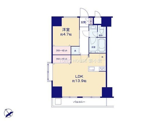 apartment 東京都葛飾区新小岩１丁目51－18 第二クレールパル　1F