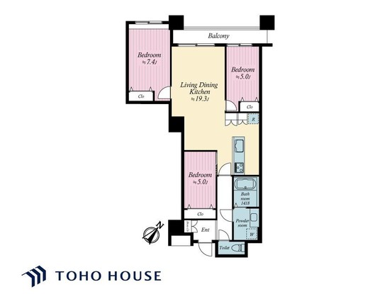 apartment 東京都葛飾区新小岩１丁目51－18 第二クレールパル　1F