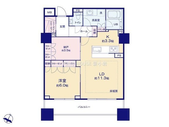 apartment 東京都葛飾区新小岩１丁目51－18 第二クレールパル　1F