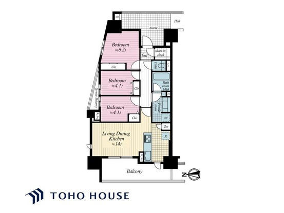apartment 東京都葛飾区新小岩１丁目51－18 第二クレールパル　1F
