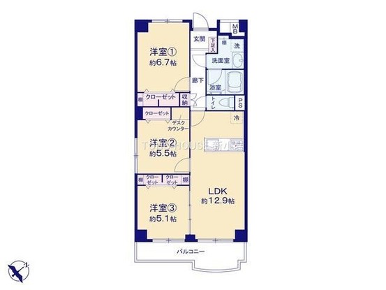 apartment 東京都葛飾区新小岩１丁目51－18 第二クレールパル　1F