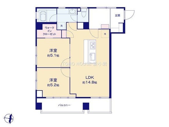 apartment 東京都葛飾区新小岩１丁目51－18 第二クレールパル　1F