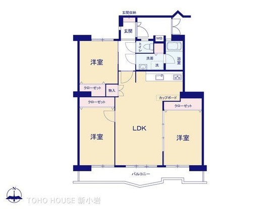apartment 東京都葛飾区新小岩１丁目51－18 第二クレールパル　1F