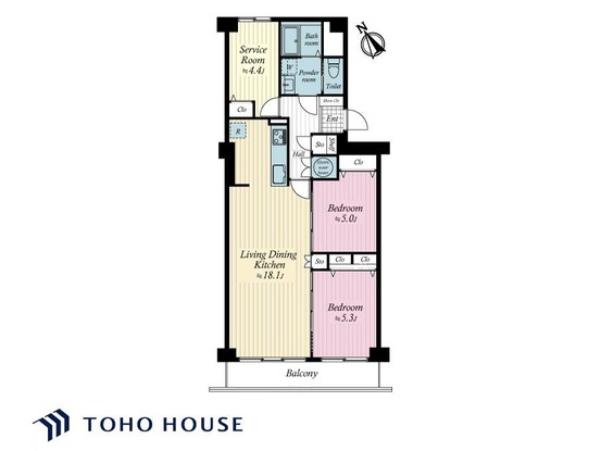 apartment 東京都葛飾区新小岩１丁目51－18 第二クレールパル　1F