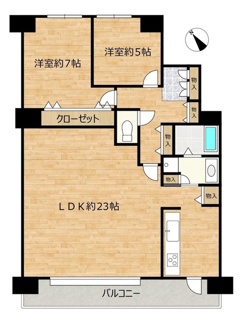 apartment 北海道札幌市清田区清田二条２丁目
地図を見る