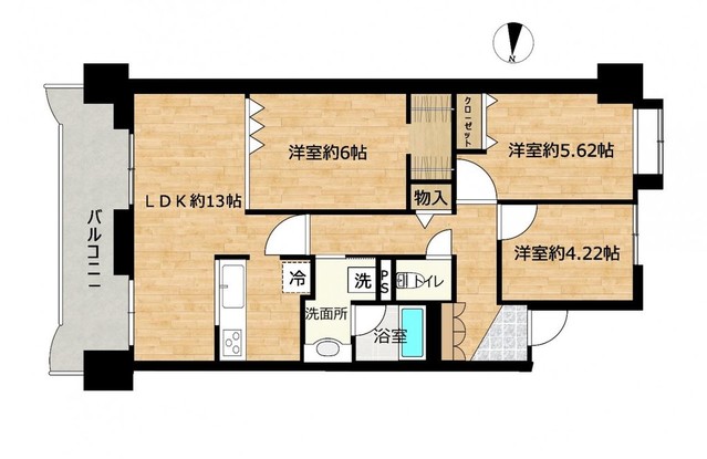 apartment 北海道小樽市港町6-4 キタハマビルNO.Ⅱ 2階