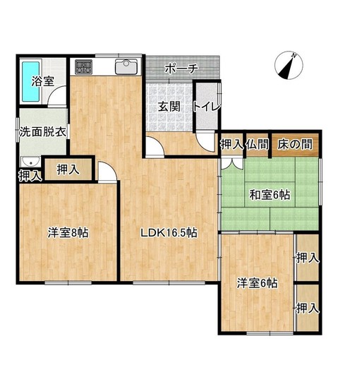 detached 北海道旭川市一条通１６丁目540-3 1-16 事務所 1号室