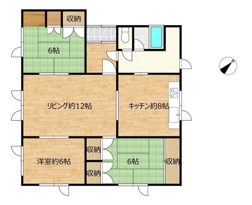 detached 北海道北見市桜町３丁目72番地1