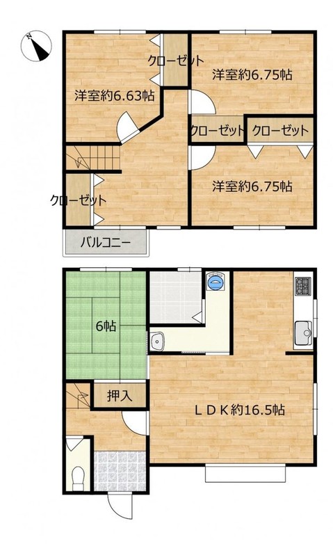 detached 北海道函館市美原５丁目18番19号 ブレッシングハウス 1階