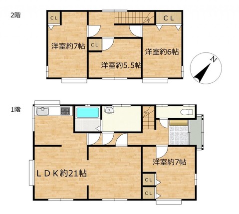 detached 青森県十和田市大字三本木稲吉85-66