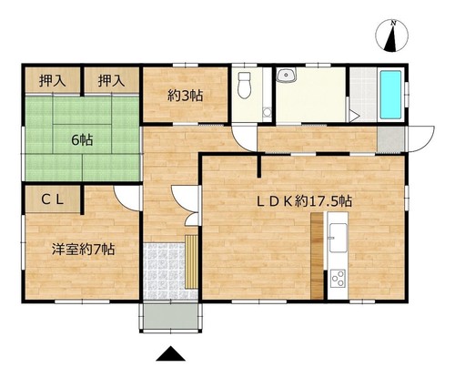 detached 青森県八戸市城下１丁目14-4 地代所ビル 1-C号室