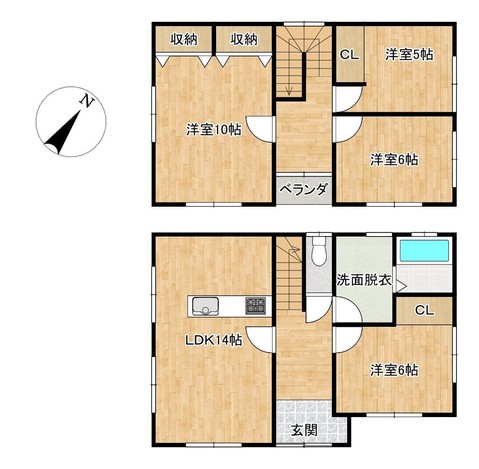 detached 青森県八戸市城下１丁目14-4 地代所ビル 1-C号室
