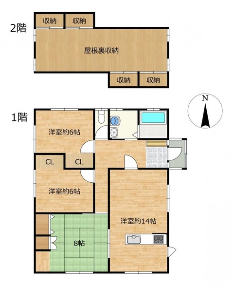 detached 青森県弘前市大字八幡町２丁目8-6 プレステージ青山105