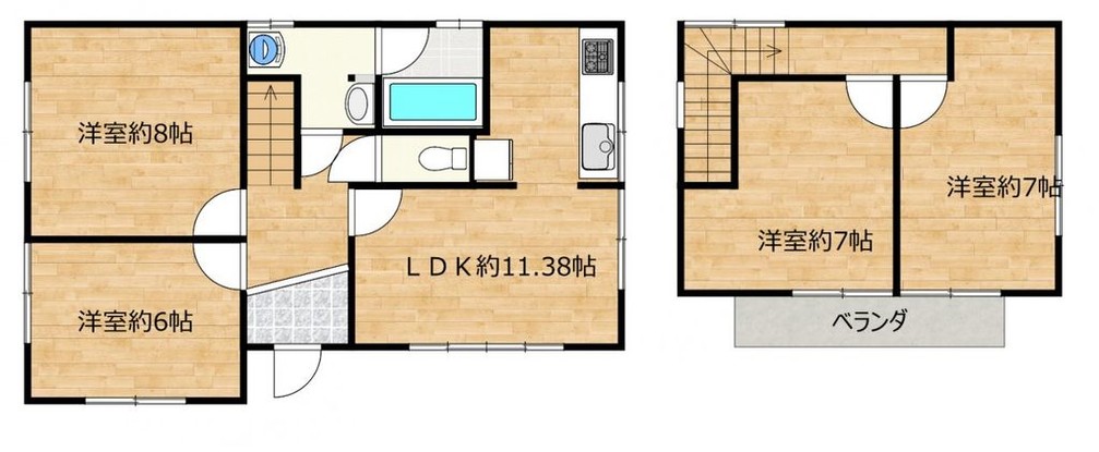 detached 岩手県盛岡市三本柳10地割56番7 第三ミネルバビル 1階 B号室