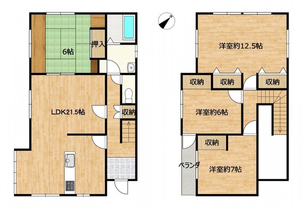 detached 秋田県横手市十文字町梨木字海道下
地図を見る
