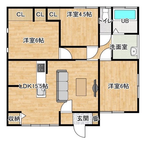 detached 福島県福島市野田町７丁目12-38 野田プラザビル 2号室