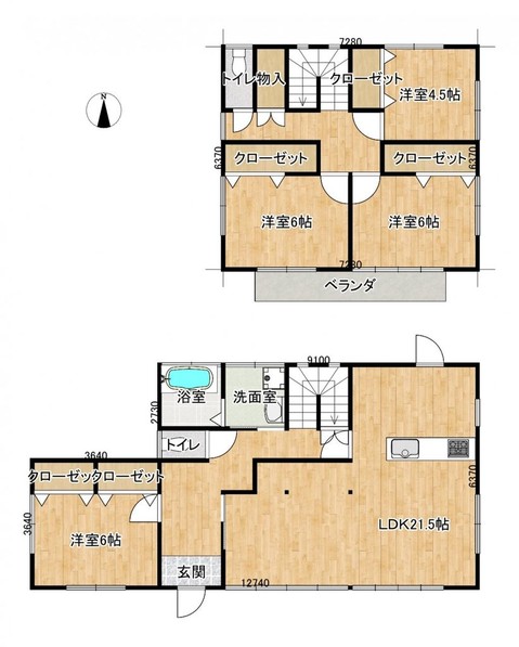 detached 福島県いわき市平字作町1丁目8番地の1 ニュー大室屋ビル 2階