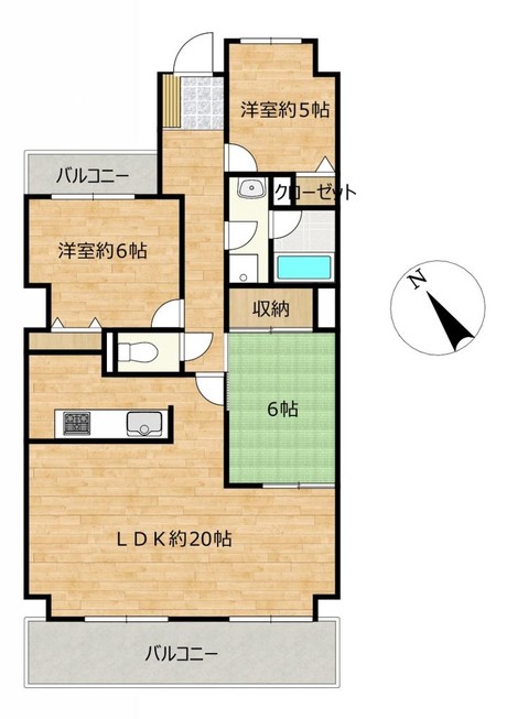 apartment 茨城県つくば市上横場253-1 M.Iビル 2-A号室