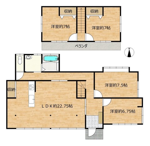 detached 栃木県大田原市本町１丁目2704-62 猪瀬第3ビル D号