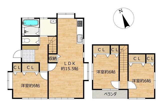 detached 栃木県大田原市本町１丁目2704-62 猪瀬第3ビル D号