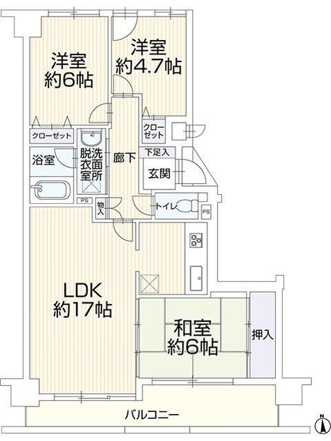 apartment 岐阜県岐阜市鏡島精華１丁目3番17号 岐陽第一ビル7階 北側