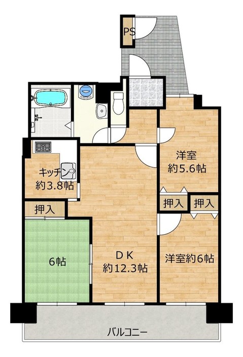 apartment 岐阜県大垣市高屋町３丁目38 高屋町エムサビル 2階