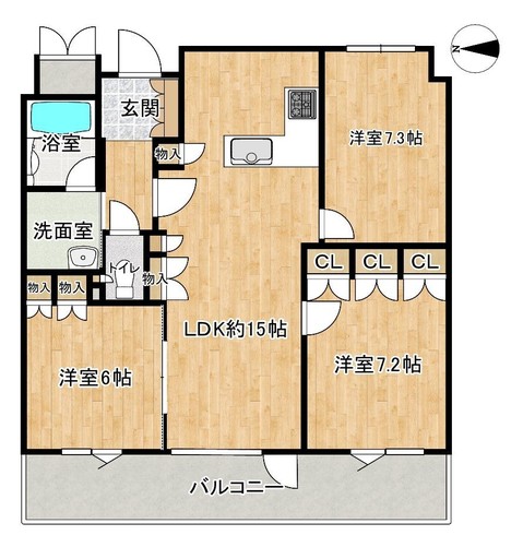 apartment 三重県松阪市下村町814-4 パークマンション101号室