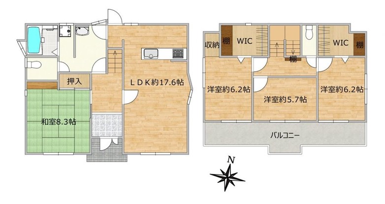 detached 滋賀県草津市野路東５丁目25-23 マリーベルハイツE棟 101号室