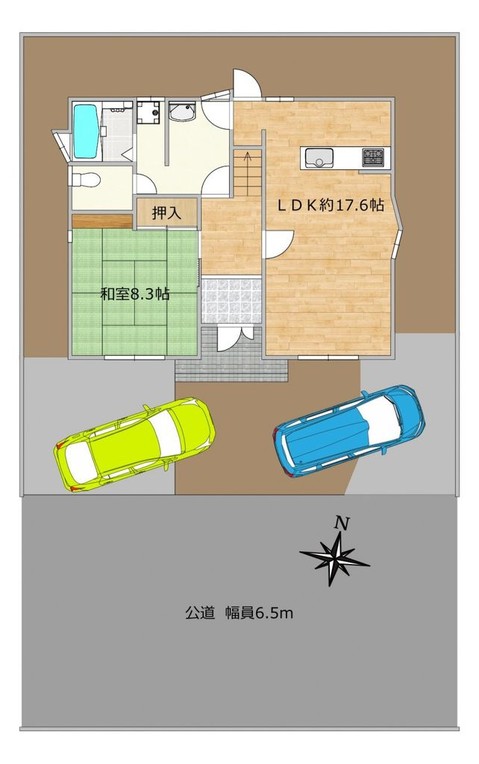 detached 滋賀県草津市野路東５丁目25-23 マリーベルハイツE棟 101号室