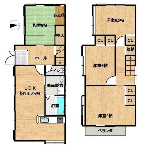 detached 滋賀県草津市野路東５丁目25-23 マリーベルハイツE棟 101号室