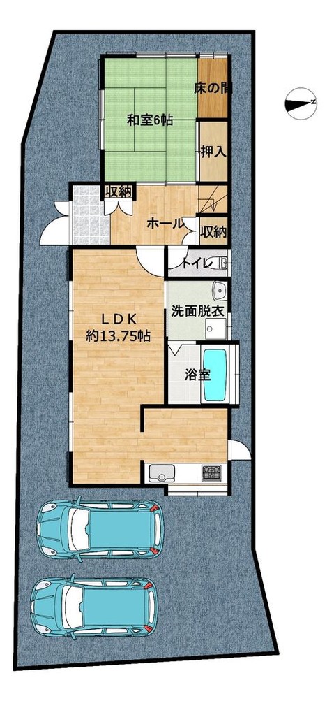 detached 滋賀県草津市野路東５丁目25-23 マリーベルハイツE棟 101号室