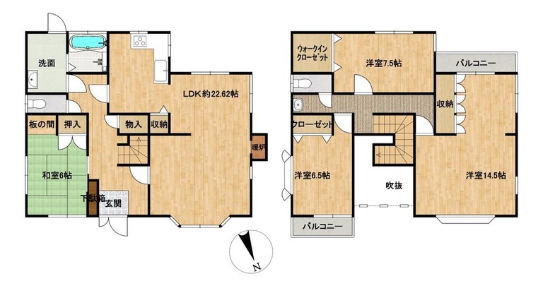 detached 滋賀県草津市野路東５丁目25-23 マリーベルハイツE棟 101号室