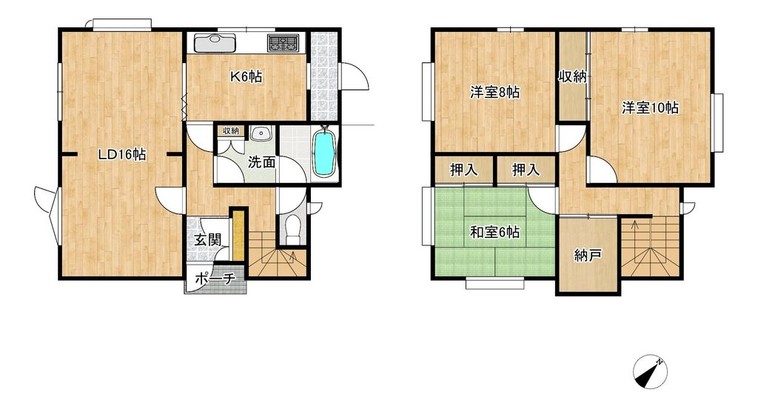 detached 滋賀県草津市野路東５丁目25-23 マリーベルハイツE棟 101号室