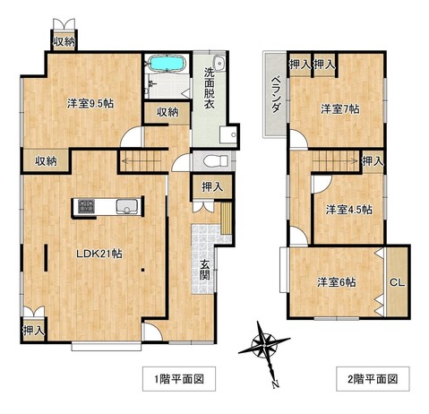 detached 広島県広島市安佐南区東野１丁目18-21