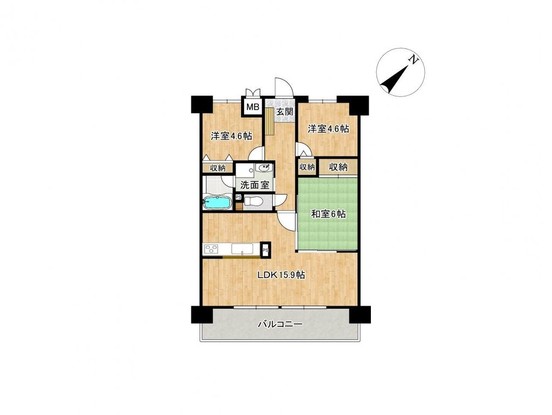apartment 広島県福山市南蔵王町２丁目４－１８ フローレンス南蔵王 1階北