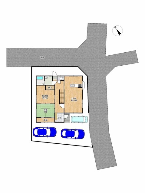 detached 徳島県板野郡藍住町矢上字安任
地図を見る