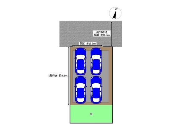 detached 高知県高知市杉井流21-13 マノワール杉井流 1階北